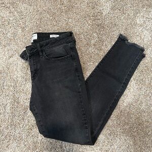 William Rast stone washed black jeans